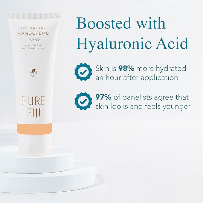 PURE FIJI Hydrating Hand Crème, Mango (4 oz/120ml)