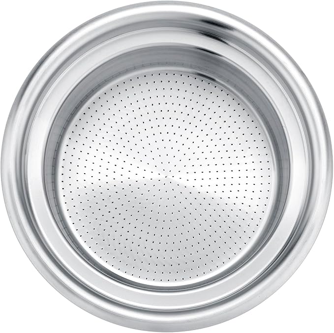 Normcore 54mm to 45.5mm Step-Down Portafilter Basket Kit, CNC-machined From a Solid Block of 304 Stainless Steel, 0.28mm Holes, Includes Dosing Funnel, 45.5mm Puck Screen, 200 Papers Filter