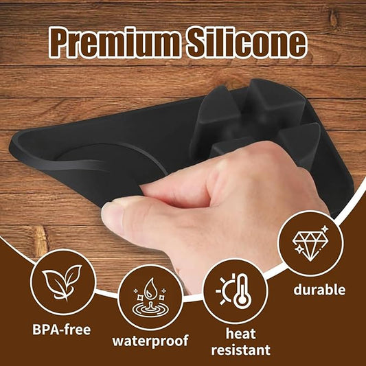 Tamping Mat Compatible with Ninja Luxe Cafe Espresso Machine ES601&ES701, Non-Slip Silicone Coffee Tamper Pad for Portafilter Support, Food-Grade, Tamper Holder