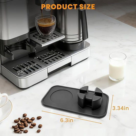 Non-Slip Tamping Mat for Ninja Luxe Cafe Espresso Machine ES601/ES701, Food-Grade Silicone Pad, Accessories for Ninja Luxe Cafe