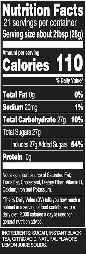 AriZona Arnold Palmer Half and Half - Sugar Sweetened Powdered Drink Mix - 20.4oz Canister, Makes 8 Quarts (Pack of 1)