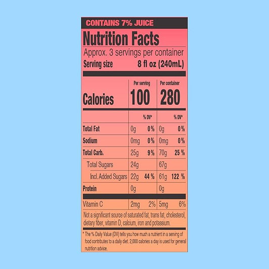 AriZona Tropical Chillzicle, Fruit Juice Drink - Big Can, 22 Fl Oz (Pack of 12)