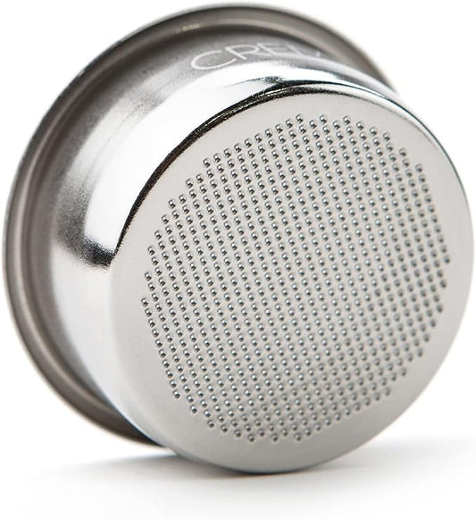 Crema Coffee Products 54mm Filter Basket | Triple Shot Non-Pressurized Stainless Steel Basket | Compatible with Breville 54mm Portafilters | Precise Tapered Profile for Consistent Espresso Shots