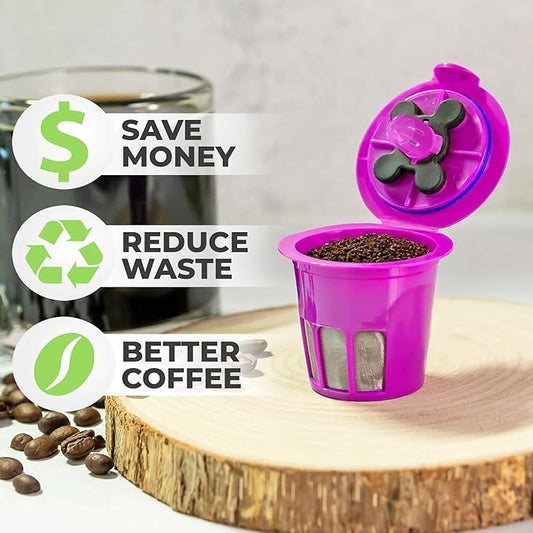 PERFECT POD Universal Café Flow, Reusable Filter Cup for Keurig® 1‑Stream & MultiStream (5‑Stream) Brewers, BPA-Free Plastic, Compatible with Keurig 1.0, 2.0, K‑Mini, K‑Elite, K‑Duo & more