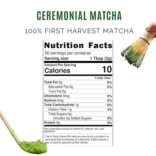 Satoen Authentic Japanese Ceremonial Grade Matcha Powder -100% Spring Premium First Harvest - Crafted for Matcha Straight Tea (500g/1.1lb)