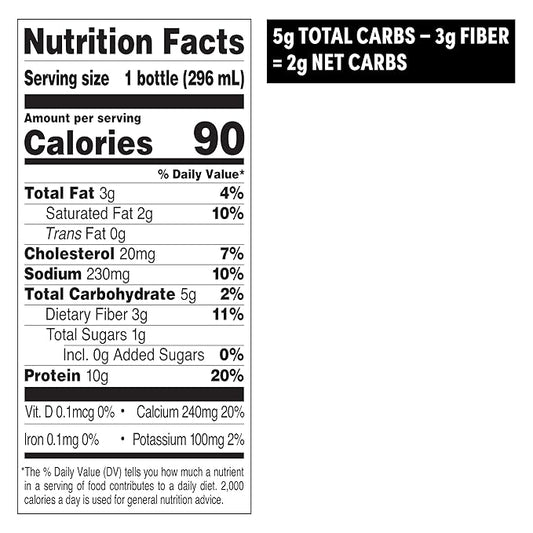 Quest Nutrition Iced Coffee,Vanilla Latte,1g Sugar,10g Protein,90 calories,200mg of caffeine,(Pack of 24)