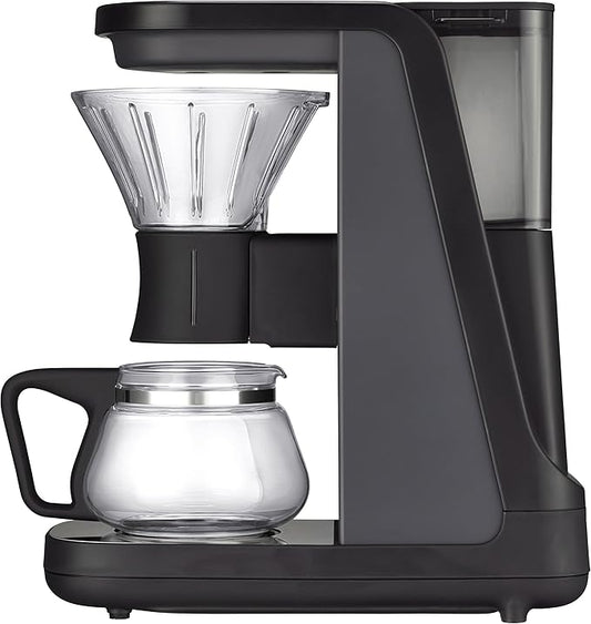 Tiger Hybrid Automatic Coffee Maker - Pour Over Coffee Maker & Immersion Brewing Coffee Machine, Innovative Design for Outstanding Brew, Black