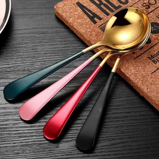 Custom Personalized Spoon Engraved With Your Idea, Text or Message - Awesome Stainless Steel Dessert Spoon