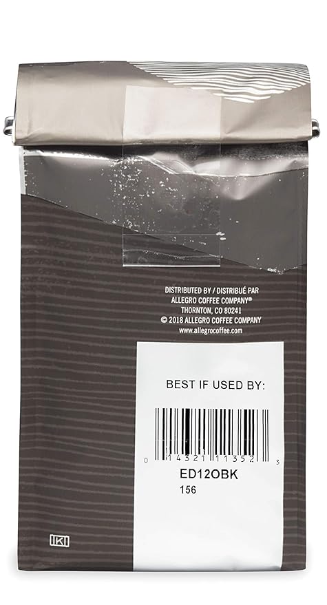 Allegro Coffee Organic Breakfast Blend Ground Coffee, 12 oz
