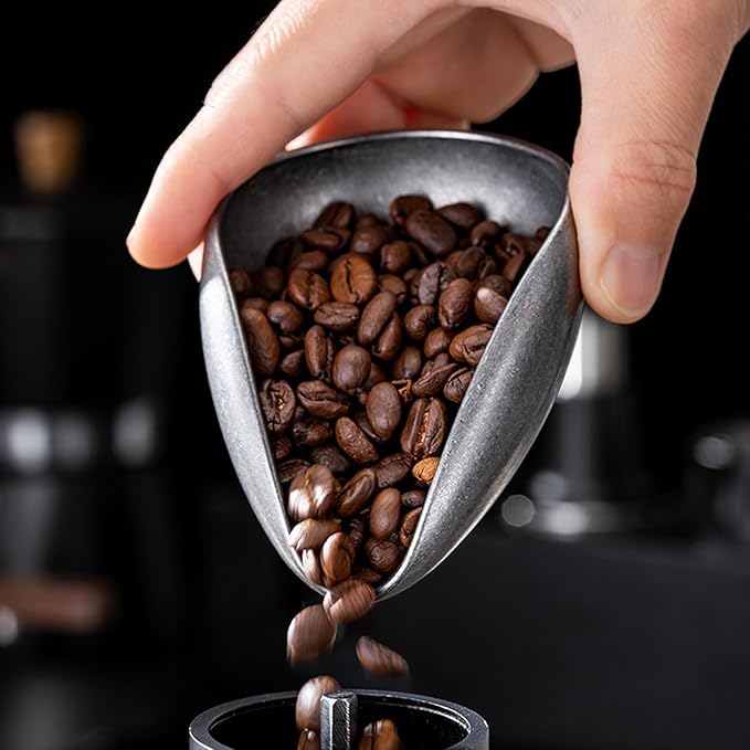 WAHEWUD Coffee Dosing Cup, Stainless Steel Bean Holder with Stable Bottom Design, Multifunctional Measuring Display Tool, Espresso Dosing Tray for Grounds Beans Loose Tea