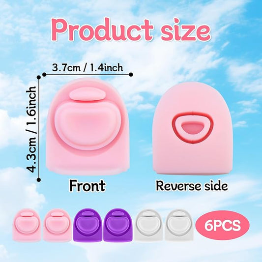 6 Pcs Replacement Seal Stopper Compatible with Owala FreeSip 16oz 32oz,Bottle Top Gasket Lid for Owala 16/19/24/32/40oz Seal Mouth Cap Silicone Stopper Parts Insert Accessories(3 colors 3)