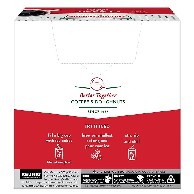 Krispy Kreme Classic, Single-Serve Keurig K-Cup Pods, Medium Roast Coffee, 32 Count