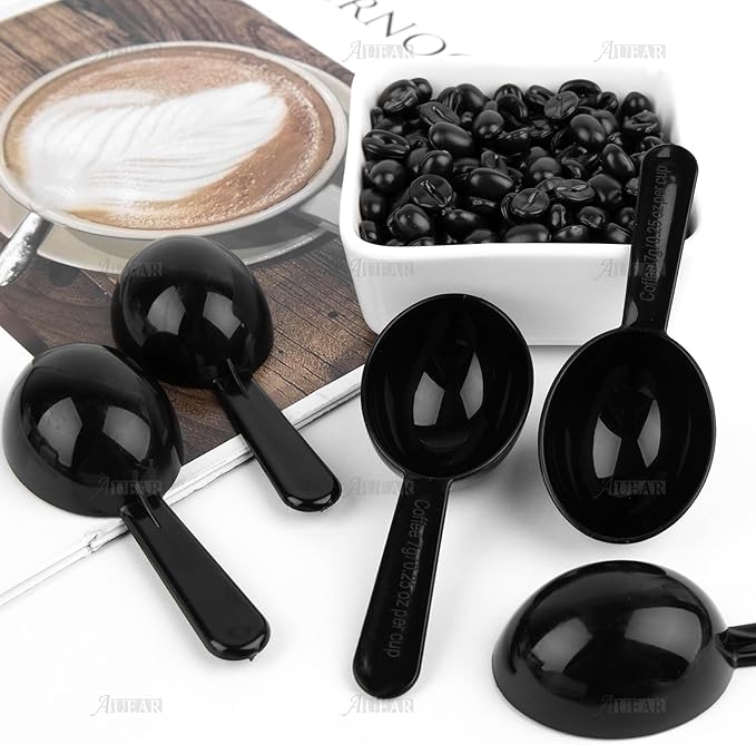 AUEAR, 24 Pack Plastic Coffee Tablespoon Measuring Scoop for Fruit Powder Seed Spices