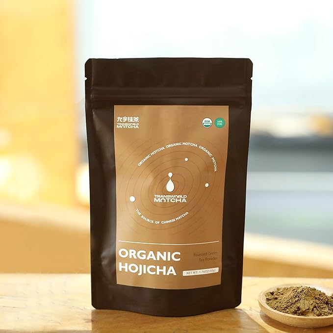 Hojicha Powder Organic Matcha Roasted Green Tea Powder Japanese Style (50g)