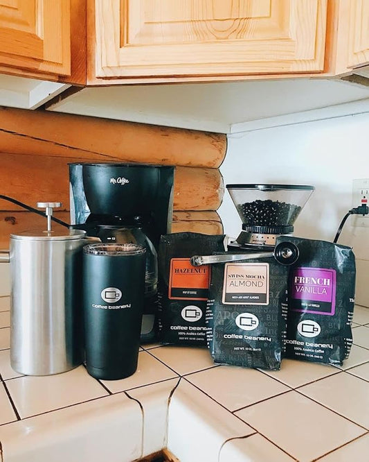 Dark Chocolate Almond Flavored Coffee SWP Decaf, Specialty Arabica Coffee, Medium Roast, 12 ounce, Automatic Drip (Ground)