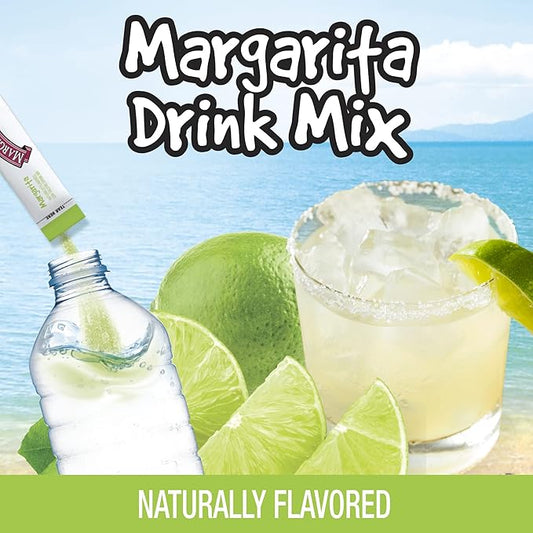 Margaritaville Singles to Go Water Drink Mix - Margarita Flavored, Non-Alcoholic Powder Sticks (12 Boxes with 6 Packets Each - 72 Total Servings), 0.65 Ounce (Pack of 12)