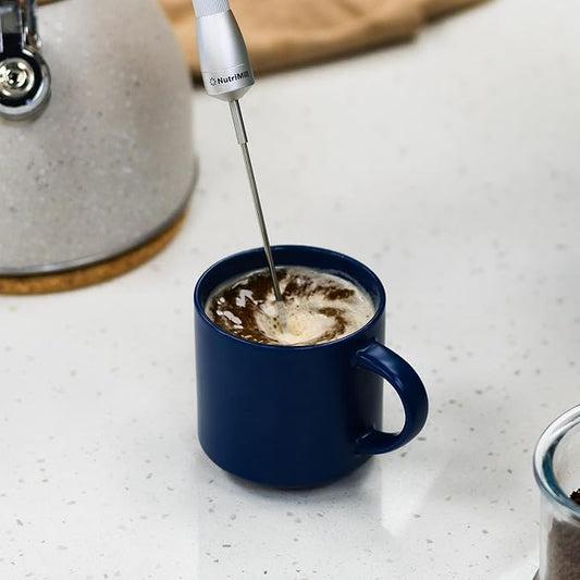 NutriMill Mix Stick - Milk Frother, Milk Foamer, Electric Whisk with Powerful Propeller