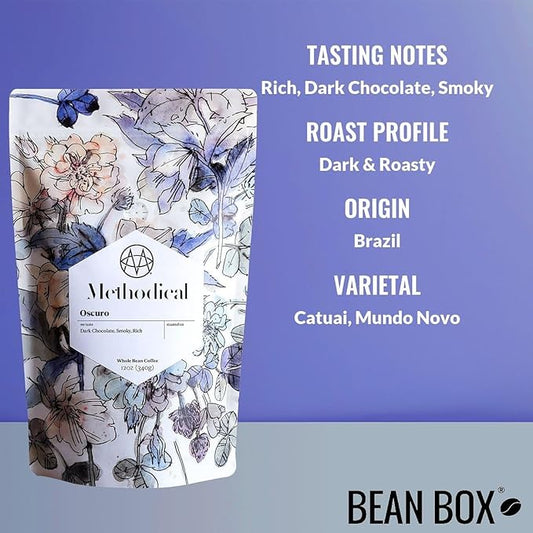 Oscuro - Roasted by Methodical Roasting - Whole Bean Coffee - 2 Pound Bag