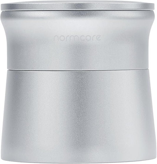 Normcore 58mm 2-in-1 Magnetic Dosing Cup, Espresso Dosing Funnel with Portafilter Dosing Cup, Barista Coffee Grinder Dosing Tools Fit 58 mm Basket, Silver