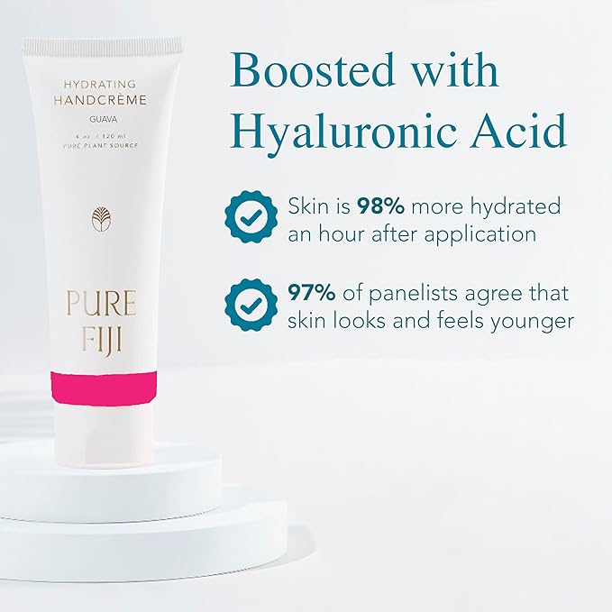 PURE FIJI Hydrating Hand Crème, Guava (4 oz/120ml)