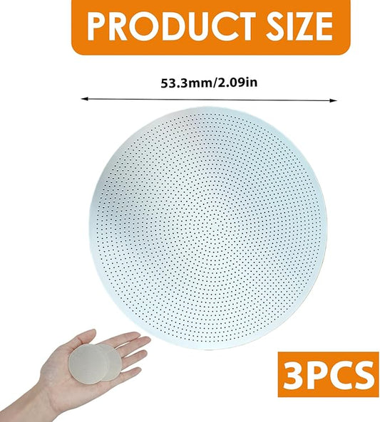 3pcs 53mm Coffee Screen - Filter Puck Screen, for Home Baristas & Coffee Shops, Fits Most 53mm Portafilters for Clean, Even Brew Extraction