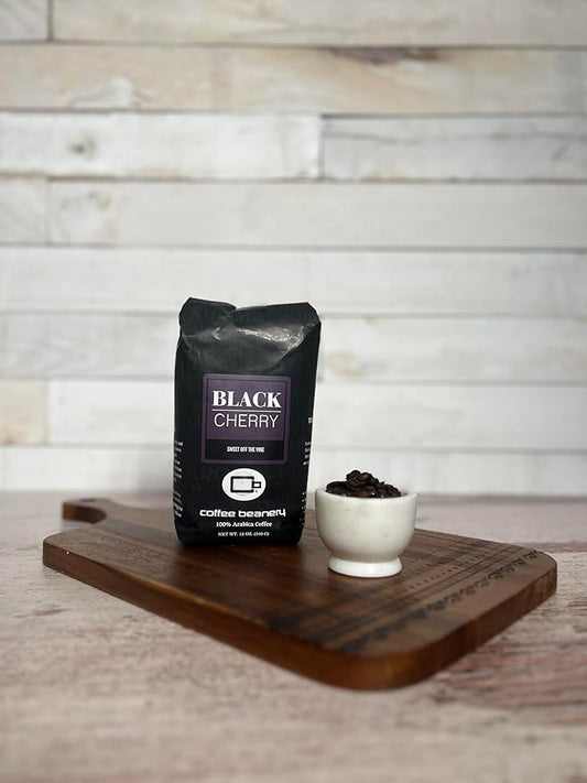 Coffee Beanery Black Cherry Flavored Coffee | 100% Specialty Arabica Coffee | 12oz bag (Automatic Drip)