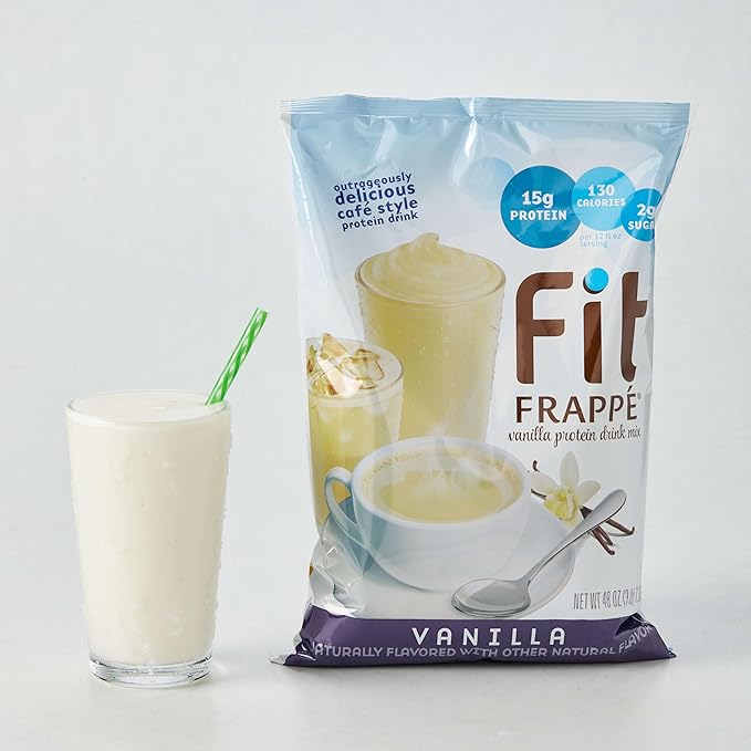 Big Train Fit Frappe Vanilla Protein Beverage Mix, 3 Pound (Pack of 1)