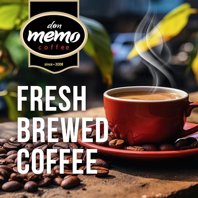 Don Memo Medium Roast Ground Coffee 12 oz – Single-Origin Honduran Arabica, Small Batch, Smooth & Balanced