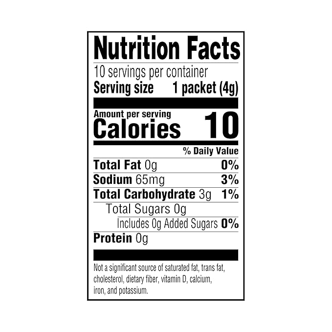 Amazon Grocery, Lemonade Drink Mix, 10 packets, 1.4 Oz