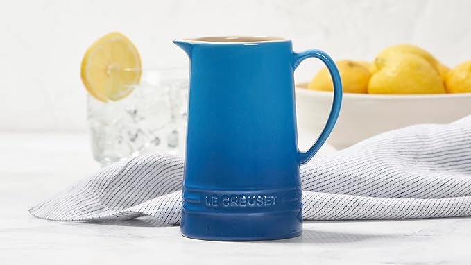 Le Creuset Stoneware Small Pitcher, 10 oz., Cerise