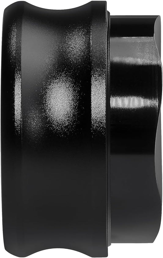 Normcore 58.5mm Coffee Gravity Distributor, Espresso Gravity Distribution Tool for 58mm Portafilter, Gravity Adaptive Coffee Distributor Leveler, Titanium PVD Coating 5 Blade base