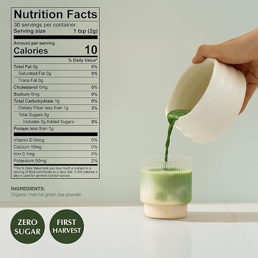 Encha Ceremonial Grade Matcha Powder - First Harvest Organic Japanese Green Tea Powder From Uji Japan - Individual Single Serve Sticks - Travel Matcha Tea Packets To Go (30 Count)