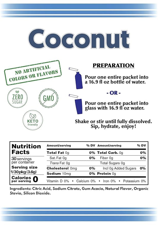 Drink Mix - 2GO (All NATURAL Coconut)