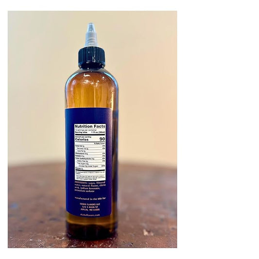 Dioko Simple Syrup, 12 fl. oz Premium Coffee & Dessert Syrup with Easy Pour Spout | No Artificial Dyes or Colors | Perfect for Lattes, Iced Coffee, Cocktails, Pancakes & More (Hazelnut)