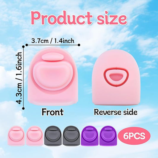 6 Pcs Replacement Seal Stopper Compatible with Owala FreeSip 16oz 32oz,Bottle Top Gasket Lid for Owala 16/19/24/32/40oz Seal Mouth Cap Silicone Stopper Parts Insert Accessories(3 colors 2)