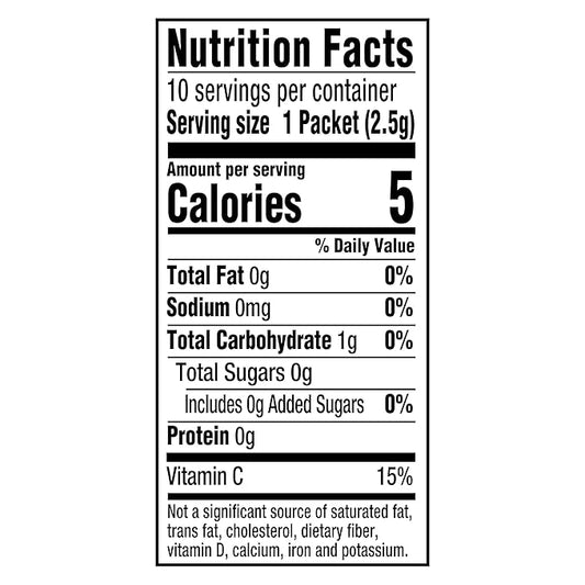 Crystal Light Drink Mix, 10 Packets, for Convenient On-the-Go Flavorful Hydration, Naturally flavored with other natural flavor Peach Mango Green Tea, Zero Sugar, 0.8 oz