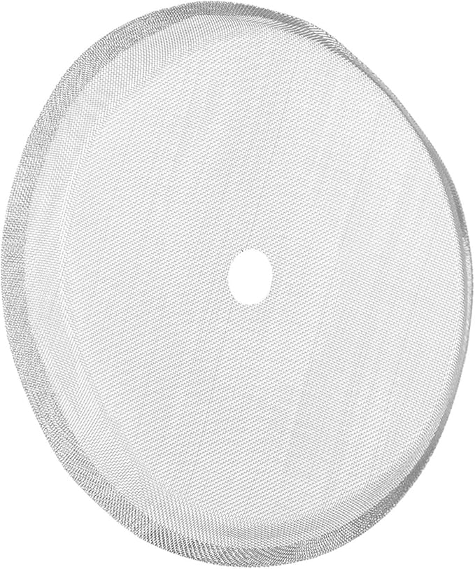 Qudinip 5Pcs 80 Mesh Stainless Steel Filter Screen, Ultra Fine Mesh Replacement for 350ml French Press Coffee Maker, with Even Contact Surface for Coffee and Tea
