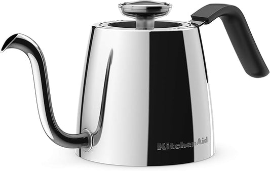 KitchenAid KNK1012SS Precision Gooseneck Stovetop Kettle, 1 Liter, Stainless Steel