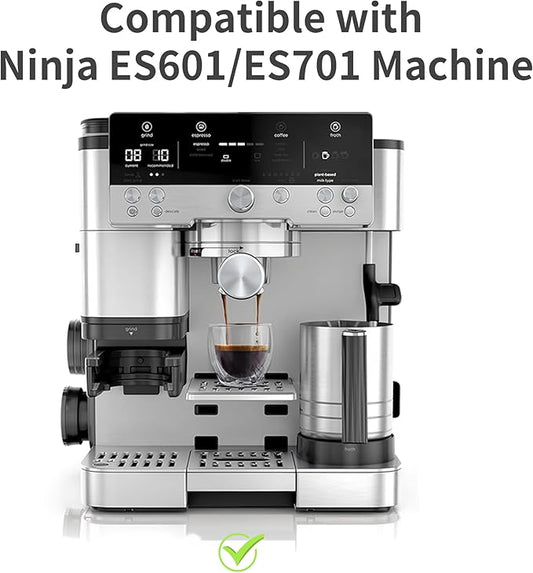 3-in-1 Silicone Coffee Mat + Coffee Tamper Base + Top Mat for Ninja Espresso Machine, Accessories for Ninja Luxe Cafe ES601/ES701