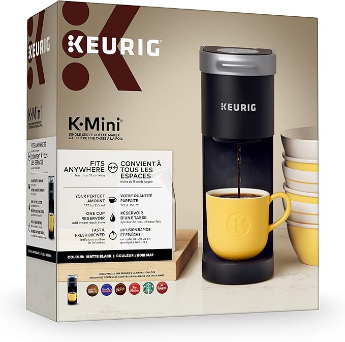 Matte Black Hot Beverage K-Mini Dispenser
