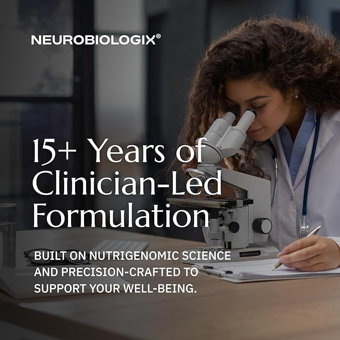 Neurobiologix Full Focus for Men & Women, Brain & Mood Support Supplement, Promotes Focus, Memory & Cognitive Function, with Green Coffee Bean, Bacopa, Magnesium & SAM-E, Gluten Free, 120 Capsules