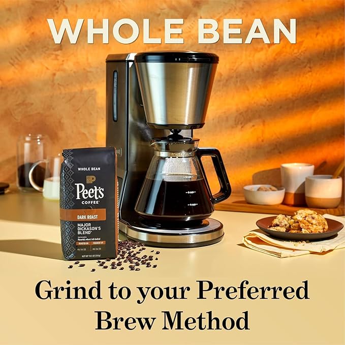 Peet's Coffee, Dark Roast Whole Bean Coffee - French Roast 18 Ounce Bag