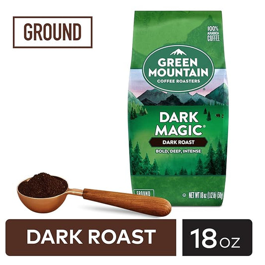 Green Mountain Coffee Roasters Dark Magic, Ground Coffee, Bagged 18 oz