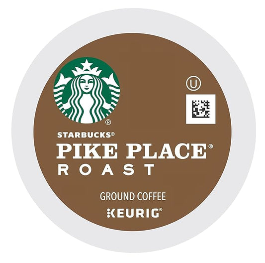 Starbucks Pike Place Roast K-Cups for Keurig - 144 Count