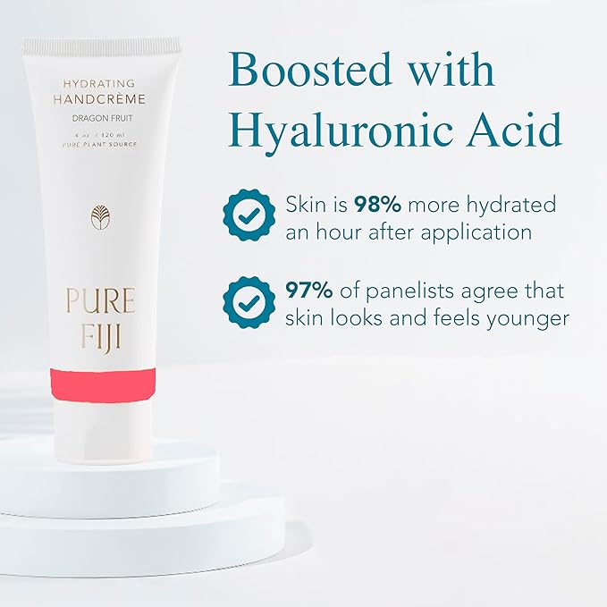 PURE FIJI Hydrating Hand Crème, Dragon Fruit (4 oz/120ml)