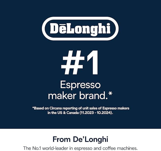 De'Longhi Milk Frothing Pitcher, Matte Black Stainless Steel, 17 oz