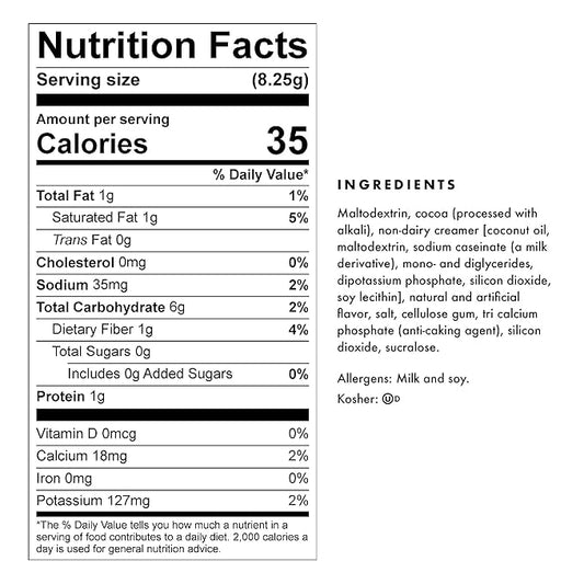 Gosh That’s Good! Sugar-Free Rich Classic Chocolate Flavor – 2 lb – Low-Calorie, Lactose-Free