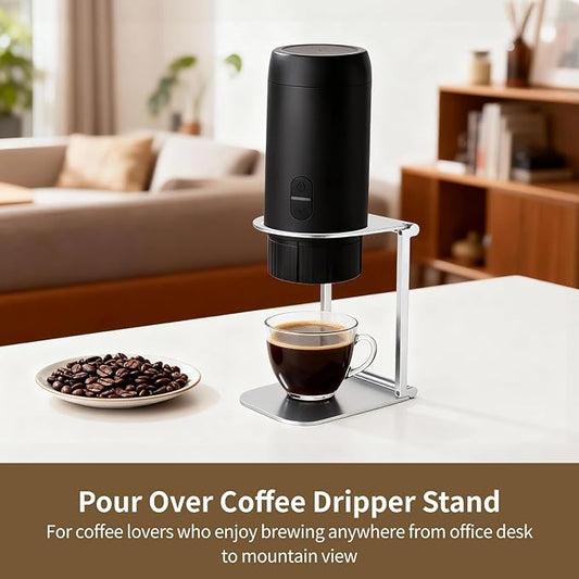 NIMBLOOM Pour over Dripper Stand, Portable & Foldable Espresso Machine Stand,Office Coffee Stand with Base,Suitable for Office, Home, Camping
