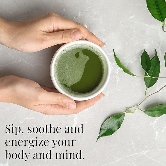 The Republic of Tea Organic Japanese Matcha Green Tea Full-Leaf Powder, 16 Oz Bag | Steeps 200 Cups