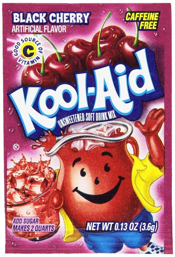 Kool-Aid Drink Mix - 8 Packets (Black Cherry)